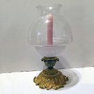 Vintage Brass Finish Hurricane Holder