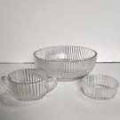 Queen Anne Glass Trio, Depression Glass