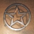 Footed Metal Star Trivet
