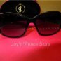 JUICY COUTURE WOMEN'S D28 BLACK SUNGLASSES WITH HOT PINK BOX AND GIFT BAG JU303/0/S