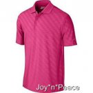 $65 NIKE GOLF TOUR PERFORMANCE EMBOSSED MEN'S PINK DRI FIT POLO SHIRT L or S