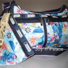 DISNEY IT'S A SMALL WORD LESPORTSAC DELUXE EVERYDAY MESSENGER BAG PARADISE DREAMS W/CHARM