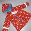 NWT MARIMEKKO TODDLER RED ZIP KIIDA 1 NAPPI HOODIE RAINCOAT JACKET 12M