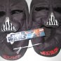 NWT STAR WARS YOUTH BOY GIRL DARTH VADER YODA STEP IN SLIPPERS BLACK GREEN