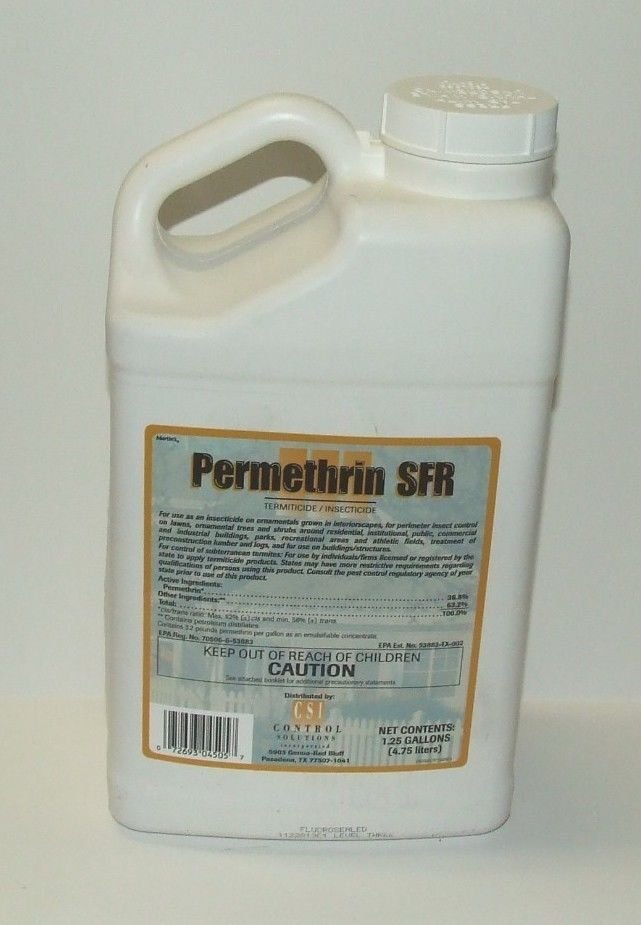 Permethrin SFR 36.8 Insecticide termites fleas ant roaches flies 1.25 gal