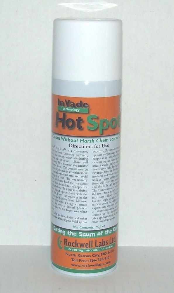 InVade Hot Spot Foam probiotic foaming cleaner drains scum odors