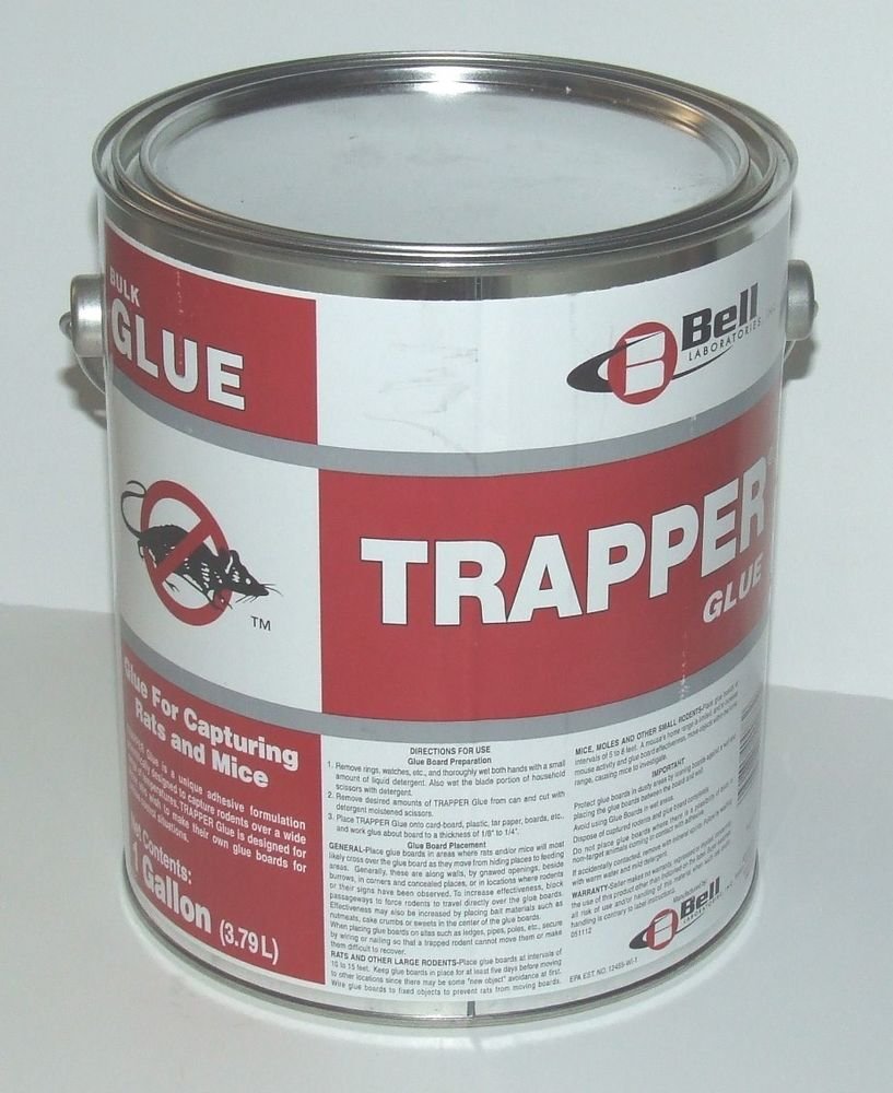 Trapper Glue gallon - make your own glue boards rats, mice, snakes, insects