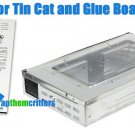 Mouse Trap Kit - 6 Victor Tin Cat reuseable traps w/ 72 Victor M309 Glue Boards