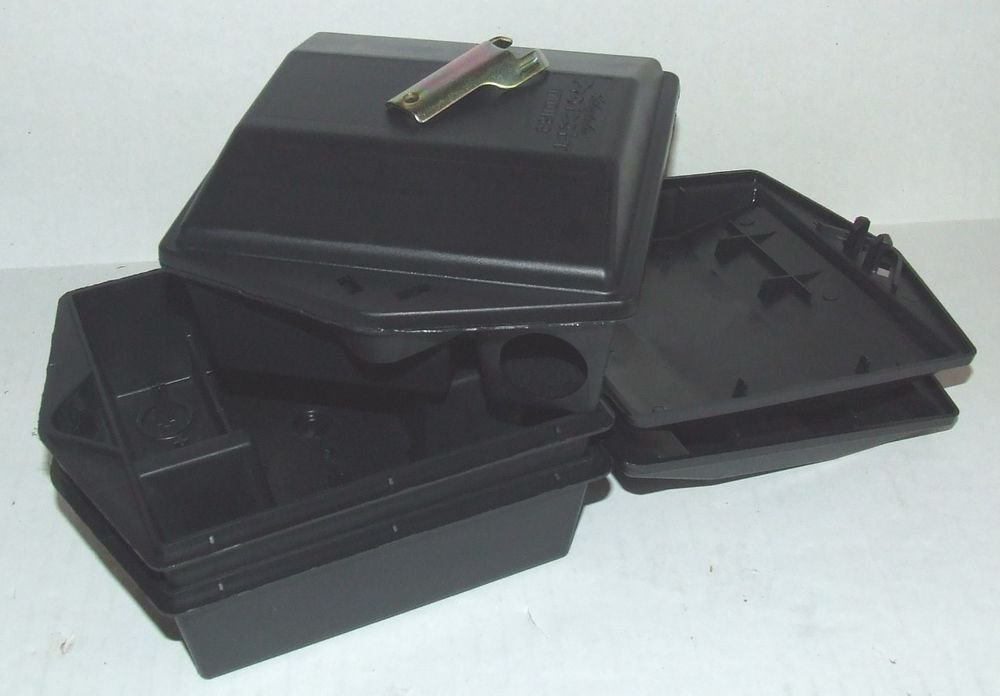 3 x Protecta Mouse Bait Station and key (Bell Labs) multiuse bait stations