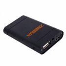 1500mAh Portable Mobile Power Supply with 4 Adapters Black