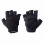 Snail Fingerless Bicycle Gloves Black Large