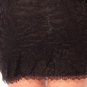 Sexy Slim Thin Backless Long Sleeves Lace Lady Dress Black Free Size
