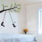 Swing Pattern Graffiti Removable Wallpaper sticker