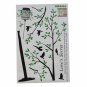 Tree and Bird Cage Removable Wall Stickers