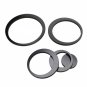 5 Sets DIY Circles Ring Stereo Wall Stickers Mural Indoor 3D Wall Art Decoration Black