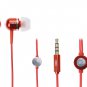 BassBuds Red High Performance Luxury in-ear Headphones with Handsfree Mic and MP3/Call Controller