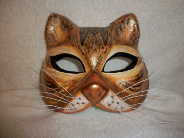 Cat face mask mardi gras masquerade Costume