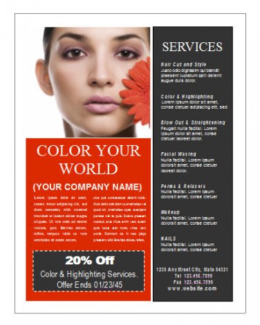 Salon Flyer