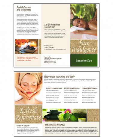 Spa Trifold