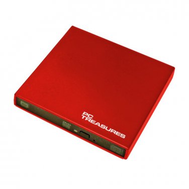 External DVD-RW Drive - Red