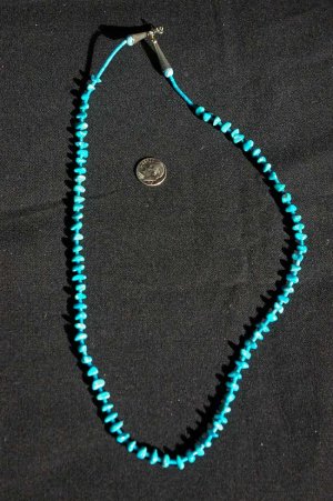 Turquoise Small Nugget Necklace #037