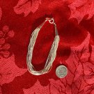 20 Strand Liquid Silver Bracelet #040