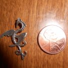 Sterling silver phoenix pendant