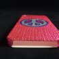 Pink iPhone 5 5S Vintage Hippie PEACE Symbol BLING Protective Hard Case Cover