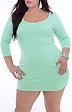 Comic(Plus) mint green dress