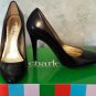 Charles David Black High Heel Pumps, Leather, Size 6