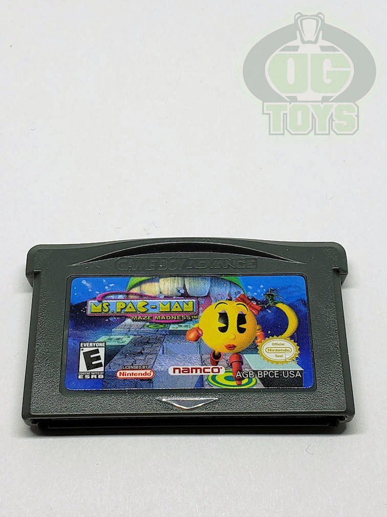 Ms Pac Man Maze Madness (Nintendo GBA, Game Boy Advance)