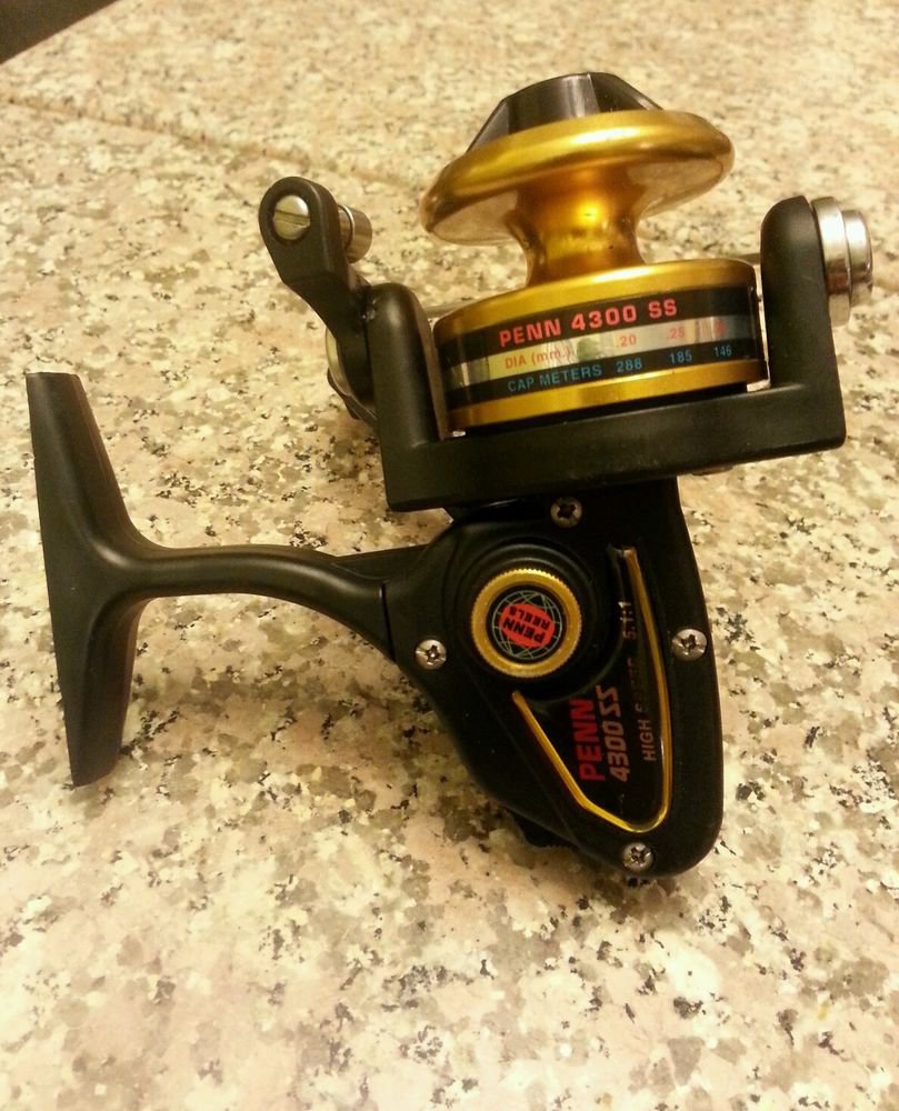 Penn 4300 SS spinning reel, made in USA, cleaned and serviced