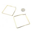 Golden Cube Earrings