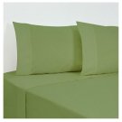 1000 TC Egyptian Cotton Bed Sheet Set Short Queen Size Sage Solid