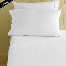 1000 TC Egyptian Cotton Bed Sheet Set Full-Xl Size White Solid