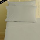1200 TC Egyptian Cotton Bed Sheet Set Cal-King Size Ivory Solid