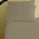 1200 TC Egyptian Cotton Bed Sheet Set Full Size Taupe Solid