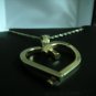10KT Gold Necklace w/ Heart Pendant