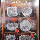 Cut Glass Bowls Crochet 6 Designs School Needlework #1163 .f