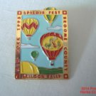 Broome County NY Balloon Rally Pin 1993 Spiedie Fest Goldtone Colors Clutch .f