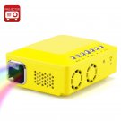 Mini DLP Projector-0.3 Inch DMD,150 Lumens, Up To 120 Inches, 1000:1 Contrast,Yellow-free world ship