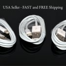 3-PACK Lightning 8-pin to USB Cable/Cord for iPhone 5, 5S, 5C, iPad, and iPod