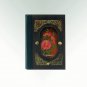 Handmade - hand painted customisable journal,vintage blank notebook: Flowers,wooden cover