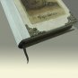 Notebook, handmade - hand painted, personalised, customisable - Couple's Initials, wooden cover