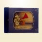 Vintage photo album, handmade - hand painted customisable antique: Old grammophone, wooden cover