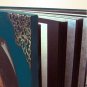Photo album, handmade - handpainted personalised, customisable: Old Ship, dark blue wooden cover