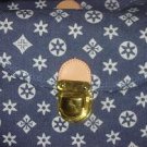 Navy and white convertible purse/clutch