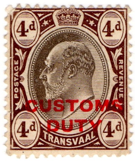 (I.B) Transvaal Revenue : Customs Duty 4d