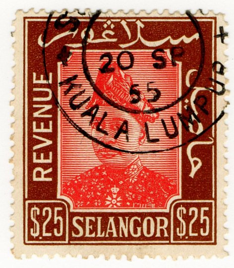 (I.B) Malaya States Revenue : Selangor Duty $25