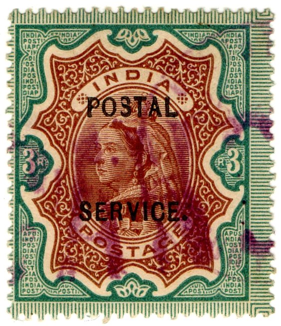 (I.B) India Revenue : Postal Service 3R